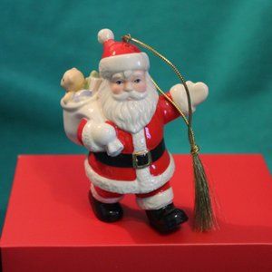 LENOX SPECIAL DELIVERY SANTA ORNAMENT